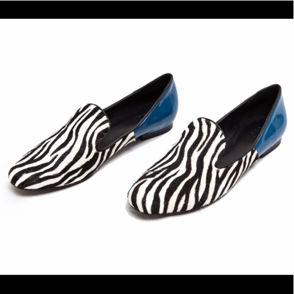 LOGO by Lori Goldstein Shoes - LOGO animal print cowhide loafers 7.5